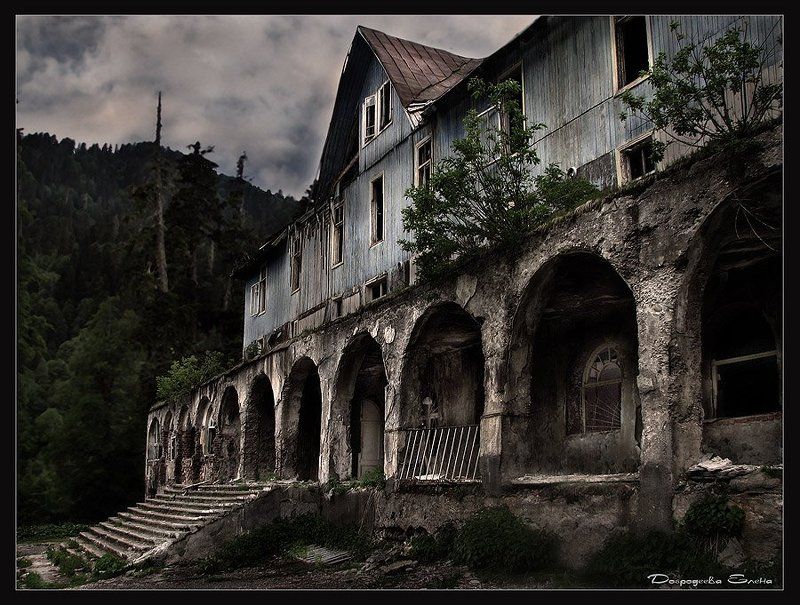 абхазия,санаторий,горы Было время...photo preview