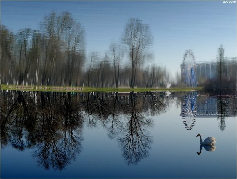 парк победы отражения Весеннее головокружениеphoto preview