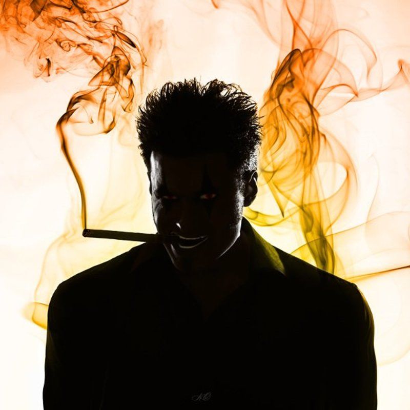 зло, дым, улыбка My evil twin фото превью