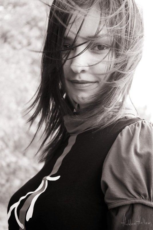 девушка, волосы, ветер, портрет, весна Апрельский Ветерphoto preview