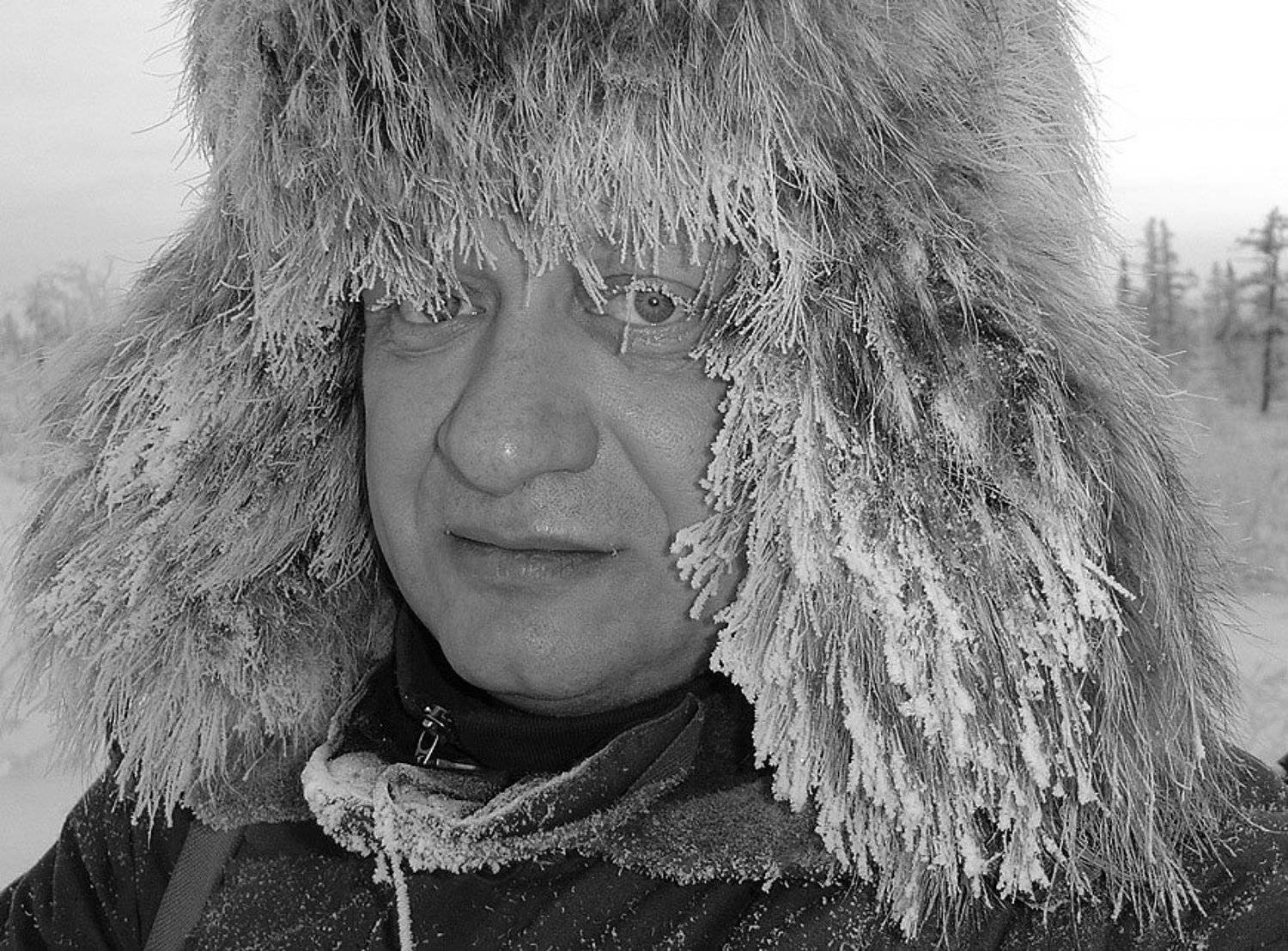 Зимний автопортрет. Автор: Солодухин Виктор зима, Солодухин Виктор