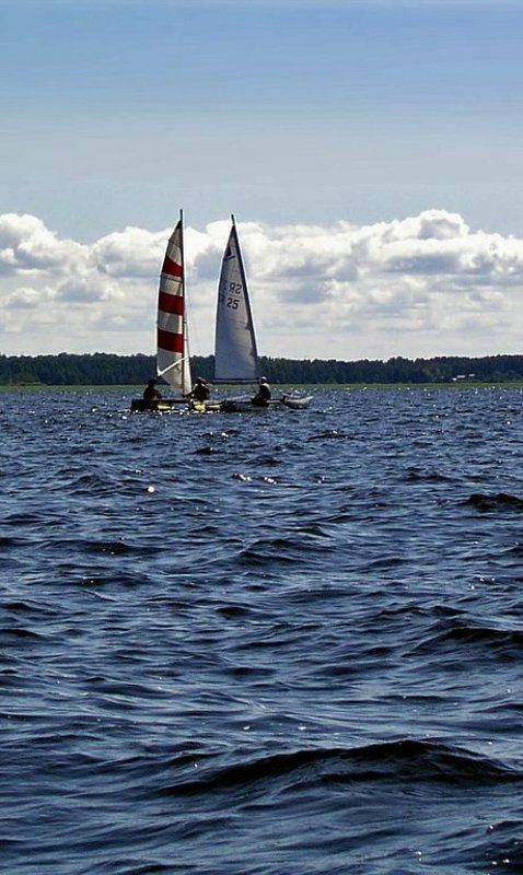 парус, вода, селигер Экологически чистый транспортphoto preview