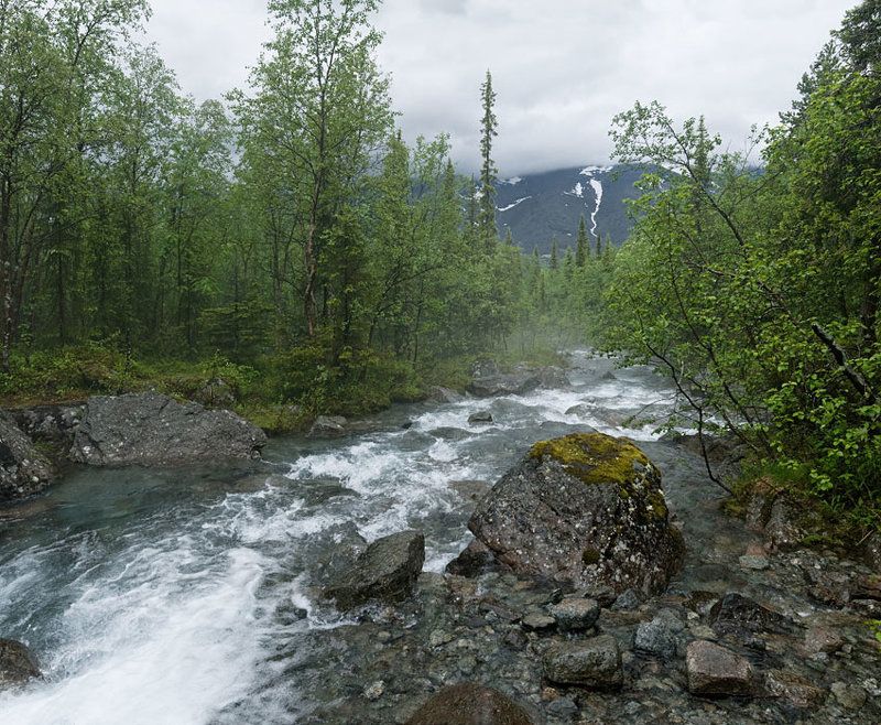 хибины, кольский полуостров, кукисвумчорр, рисйок, водопад, река 1photo preview