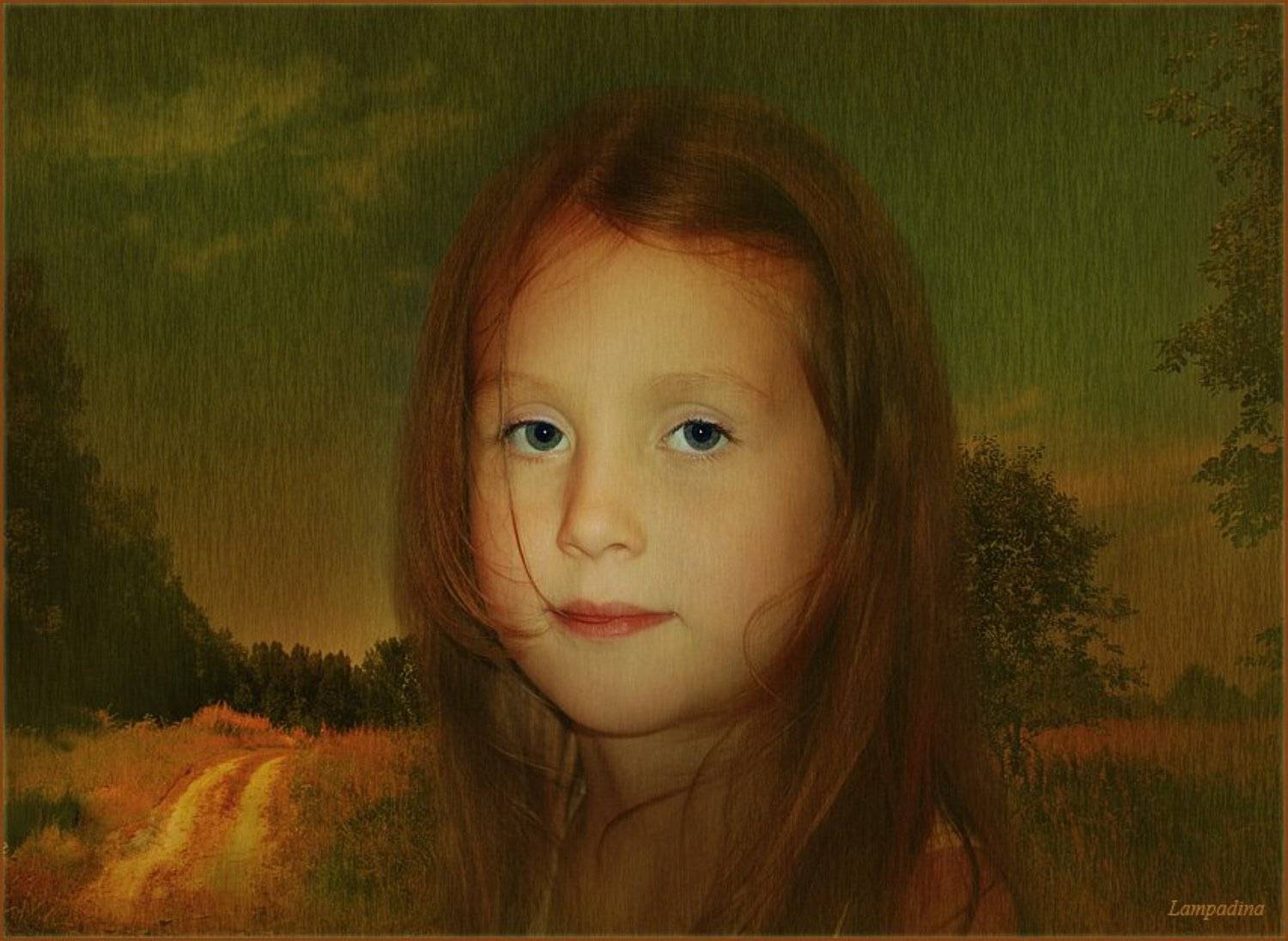 подражание, мона лиза, lampadina