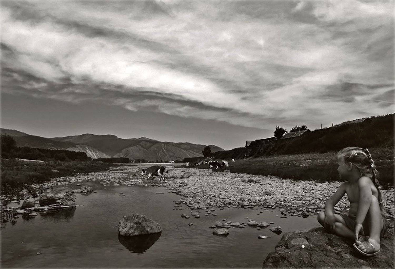 пейзаж природа девочка, Тарасова Катя