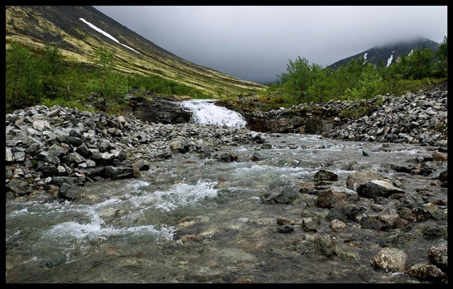хибины, рисйок, кольский полуостров, река, горы, Вячеслав Одинцов