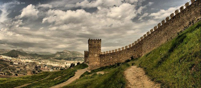 пейзаж Генуэзская крепость, Судакphoto preview