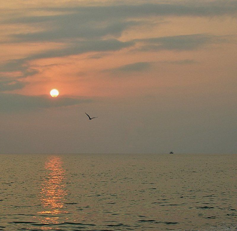 море,закат,вечер Вечер над моремphoto preview