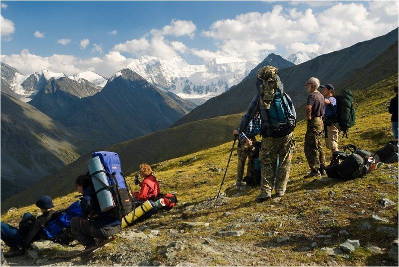 алтай, аккем, аккемская стена, белуха, ак-оюк, каратюрек, ярлу, рерих, горы, перевал, люди, озеро 7photo preview