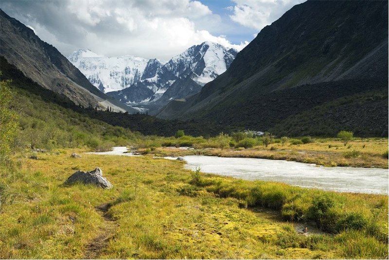 алтай, аккем, белуха, аккемская стена, горы, река, ледник, озеро 8photo preview