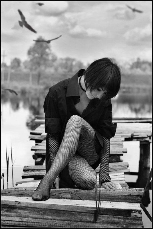 Ксю и птицы (или конец истории о сетях...)photo preview