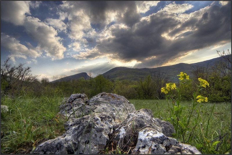 крым, рассвет, горы, пейзаж, небо * * *photo preview