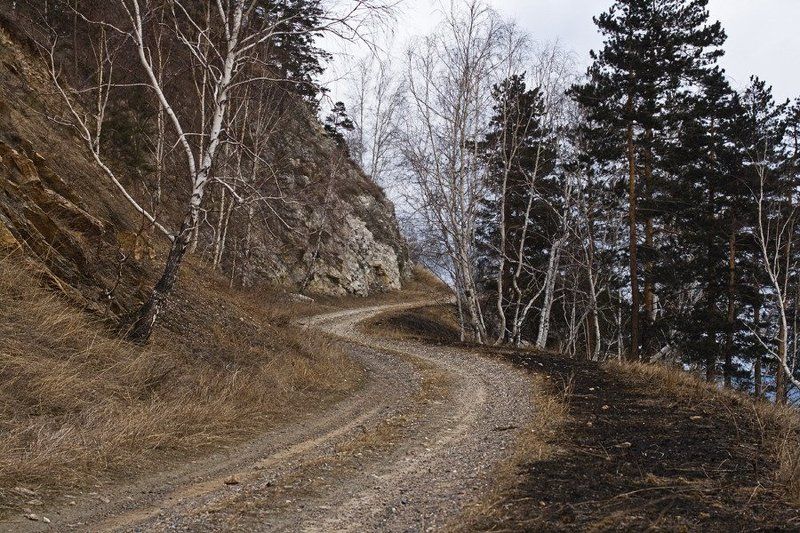 бурятия, перевал, мандрик, дорога Старые дорогиphoto preview