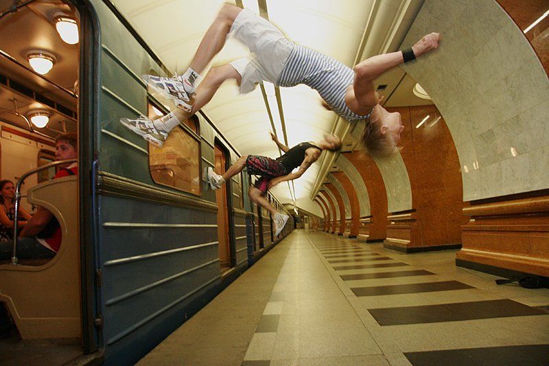 метро паркур * * *photo preview