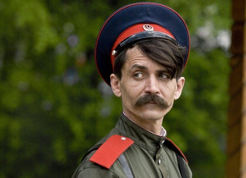 Казаки в городе.photo preview