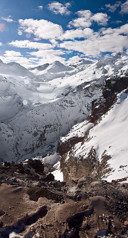 горы, облака, кавказ, приэльбрусье Ущелье Азауphoto preview