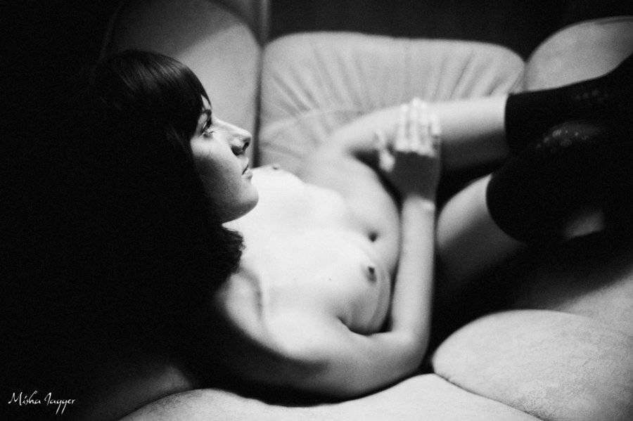 фото, ню, девушка, чб, Jagger