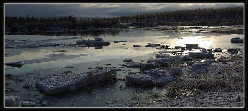 река,ледоход Пробуждение природыphoto preview