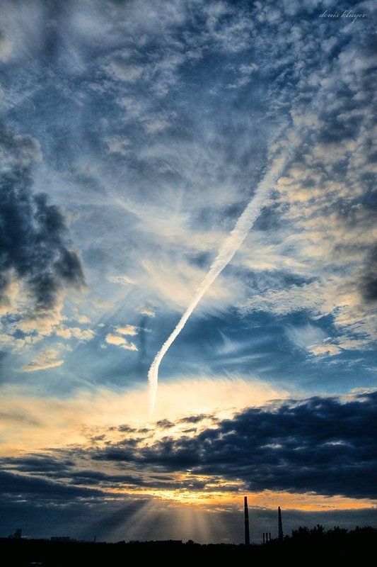 москва, город, закат, тучи, клюев Жизненный закат фото превью