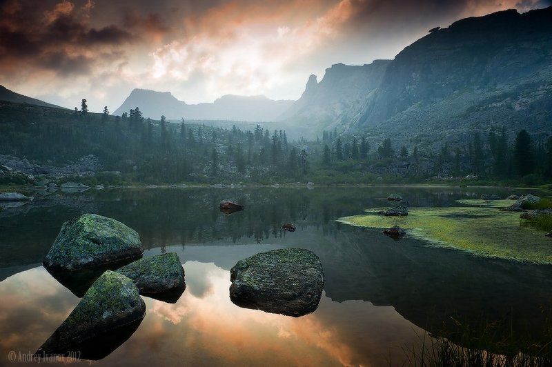 саяны, ергаки, озеро радужное ***photo preview