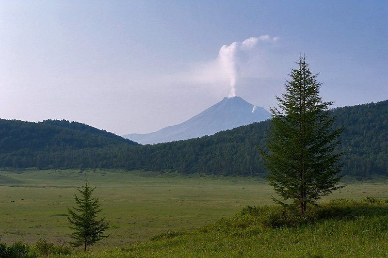 камчатка, вулкан, кизмен, урочище, кипелое Вулкан Кизименphoto preview