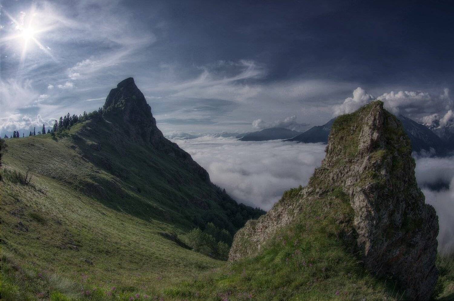 Утесы воздушного океана.. Автор: Виктор закан, большая лаба, Виктор