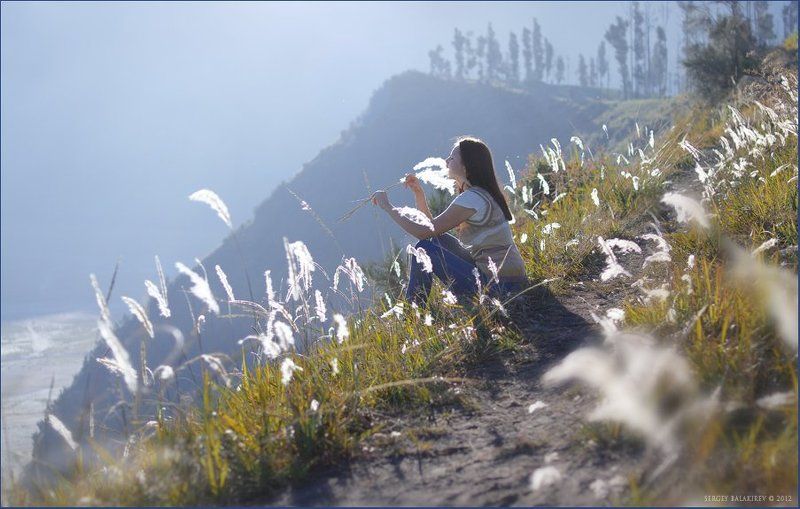 индонезия, ява, вулкан, кальдера, тенгер На краю потухшего кратераphoto preview