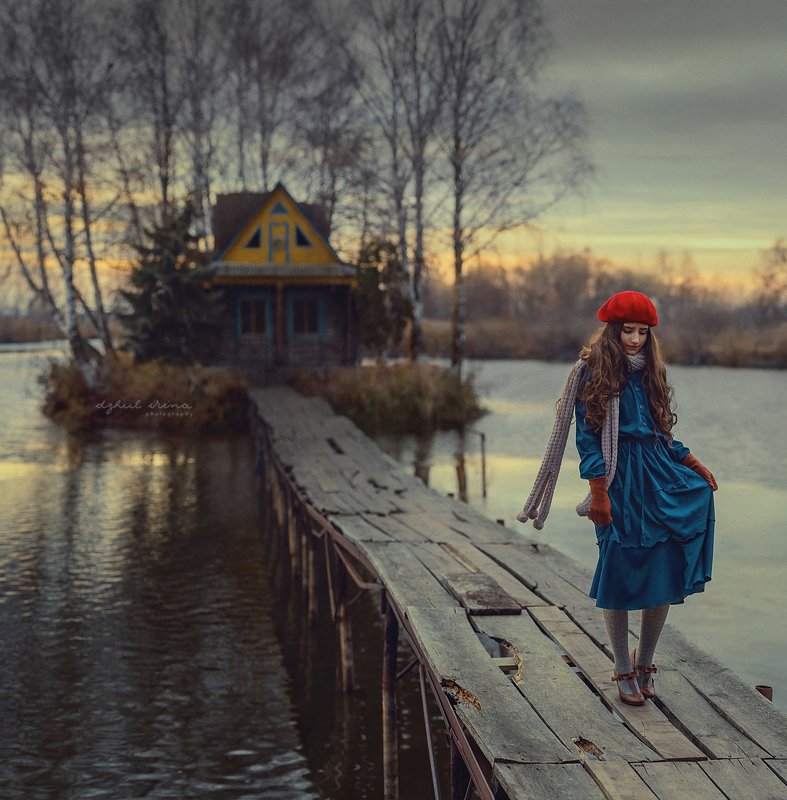 portreit people girl woman irinadzhul dzhulirina forestnature lake water dramatic story Storyphoto preview