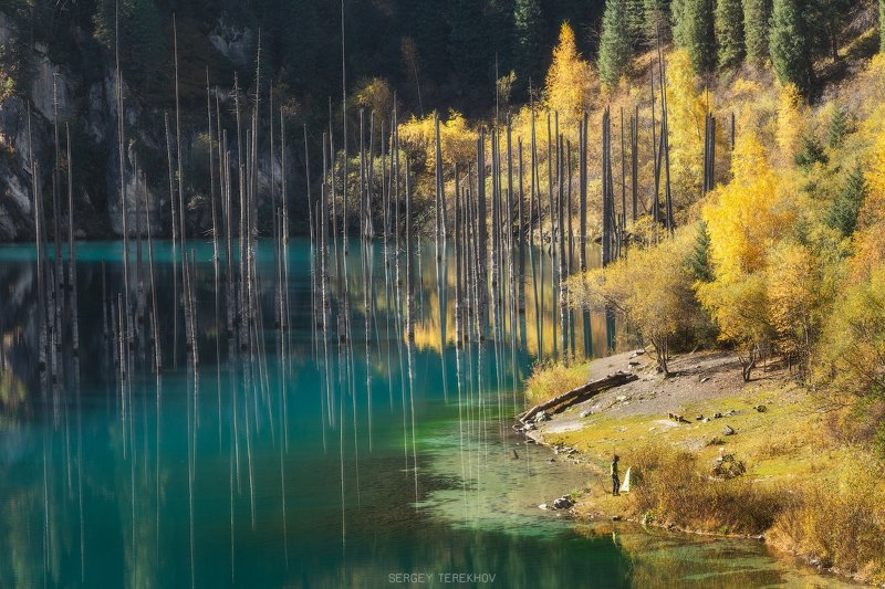 каинды, казахстан, кунгей алатау, пейзажи казахстана, фото казахстана, коянды, фототур казахстан, горы казахстана, озера казахстана, сентябрь, осень в казахстане, Каинды озероphoto preview