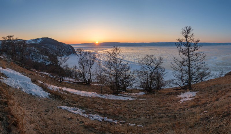 байкал, пейзаж, закат, природа, путешествие, сибирь Байкальский вечерphoto preview