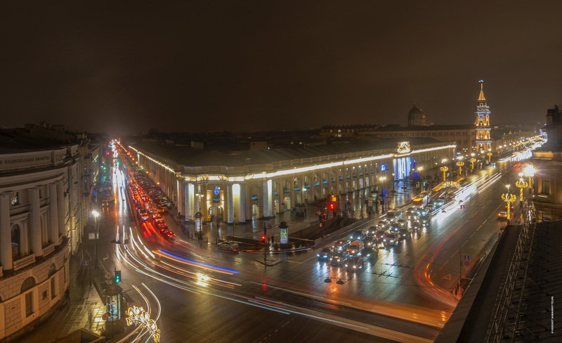 город, архитектура, long exposure, cityscape Гостиный Дворphoto preview