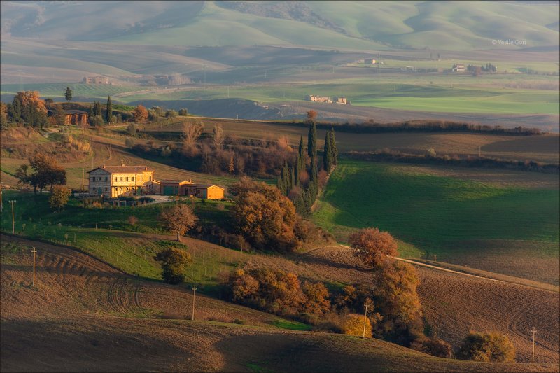 italy,san quirico d\\\'orcia,italia,cappella,италия,villa,тоскана,toscana,осень,tuscany,cipressi. Вечер в Сан-Квирико д\'Орчаphoto preview