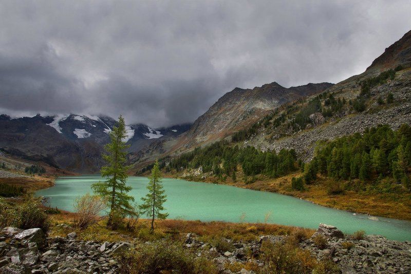 алтай, горный алтай, горы, пейзаж, поперечное озеро Поперечное озероphoto preview