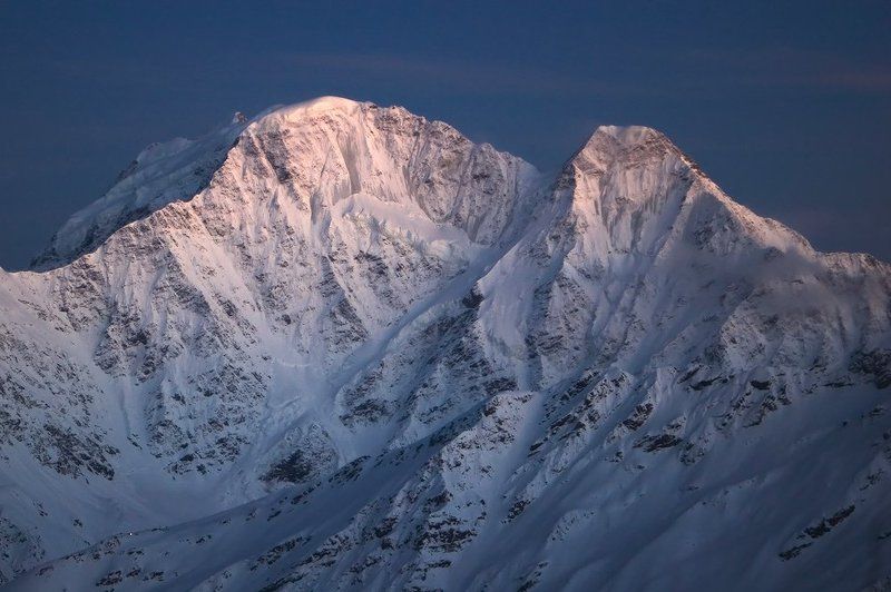 приэльбрусье, вечер, горы, донгузорун, накра, чегет Два мгновения одного вечера в Приэльбрусье фото превью