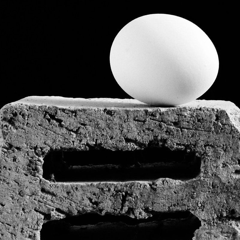 яйцо и кирпичphoto preview