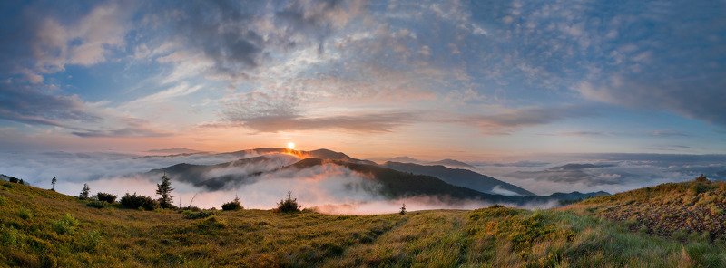 карпаты, горы, вечер, туман, небо Гавайсавор - это не Гаваи!photo preview