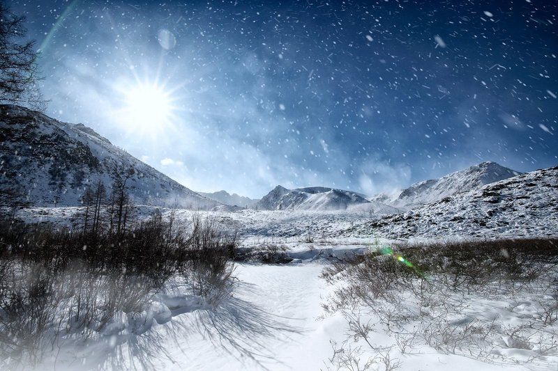 Заснеженный Перевал фото превью