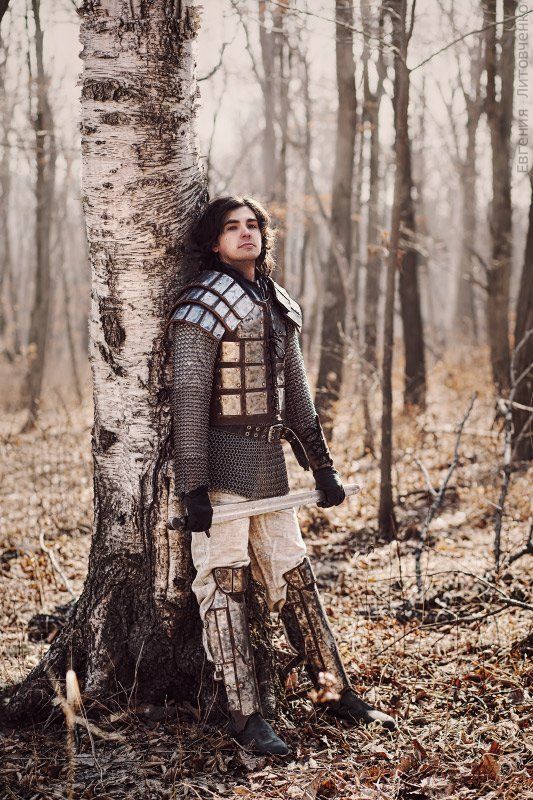 богатырь, рыцарь, исторический, война, сражение, доспехи Троицаphoto preview