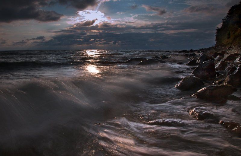 море, закат Последнее тепло моря..photo preview