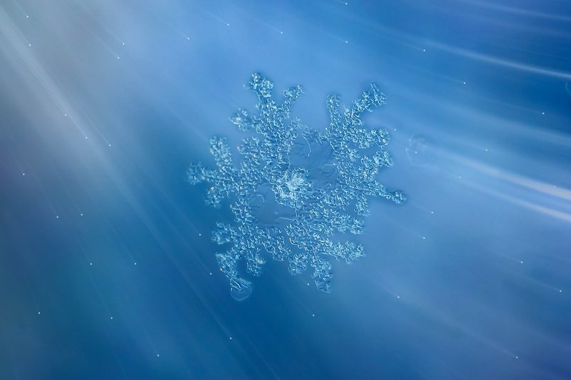 снежинки, абстракция photo preview