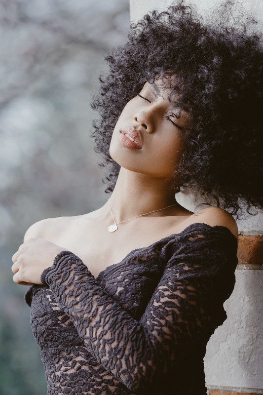 african female, female portrait, portrait, girl, woman, model, lace, sensual, female face, natural beauty, emotional, natural light, dark skin, curly hair, shoulders, портрет, девушка, красивая Sensual beautyphoto preview