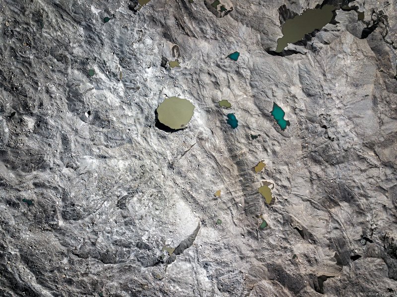 ледник, горы, Пакистан, Каракорум Ледник Балторо с высоты полетаphoto preview