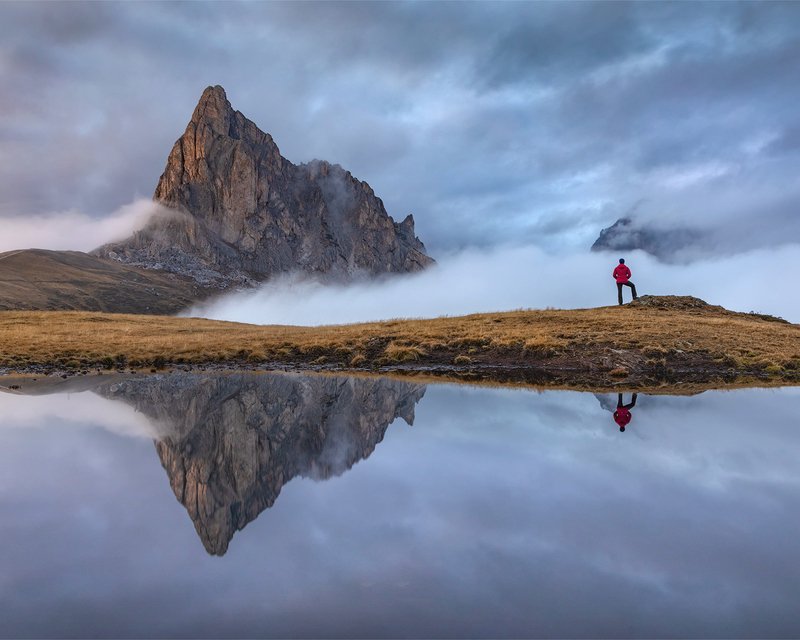 Sunset in Passo Giauphoto preview