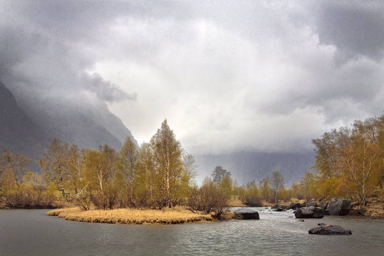 Телецкое.. Автор: Качурин Алексей алтай, ледник актру, актру, алтайский край, долина, весна,осень, лиственницы, ледник,ледники, Качурин Алексей