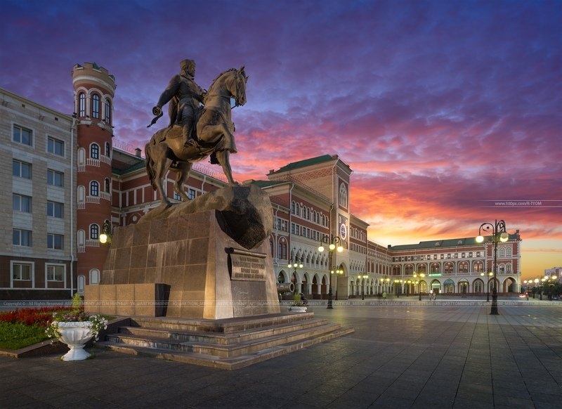 йошкар-ола, россия, артем мирный, artyom mirniy, yoshkar-ola, башня, свет, небо, марий эл, площадь оболенского-ноготкова, capriccio, veduta, photoartist, ведута, каприччио, фотохудожник Площадь Оболенского-Ноготковаphoto preview