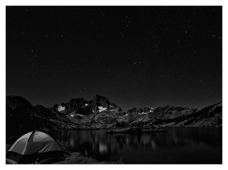 garnrt lake, sierra nevada, california Ночь на горном озереphoto preview