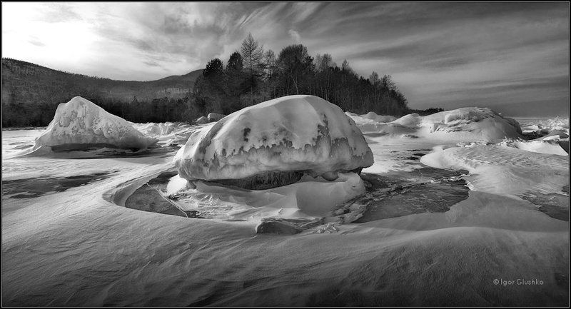 байкал, бурятия, лед, мороженое Пломбирphoto preview