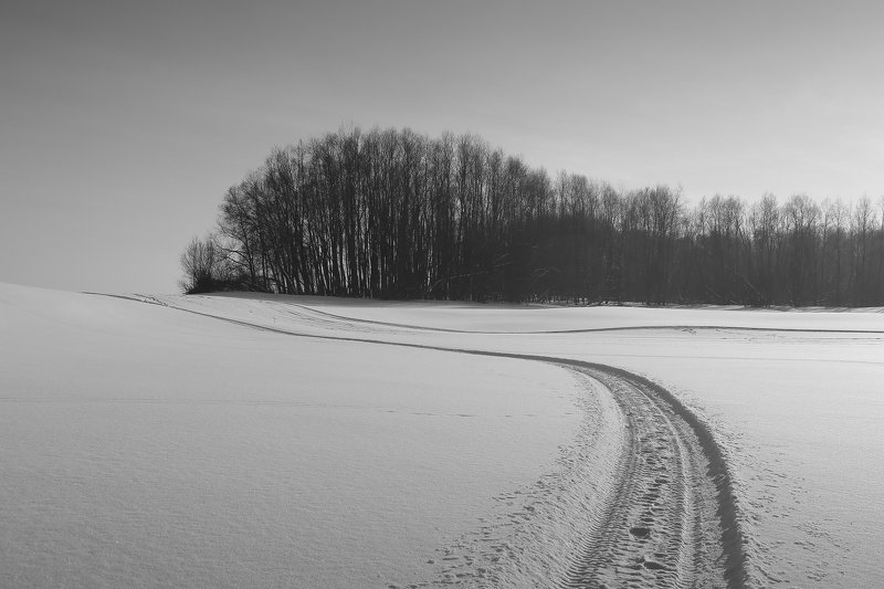 зима, река, обь ***photo preview