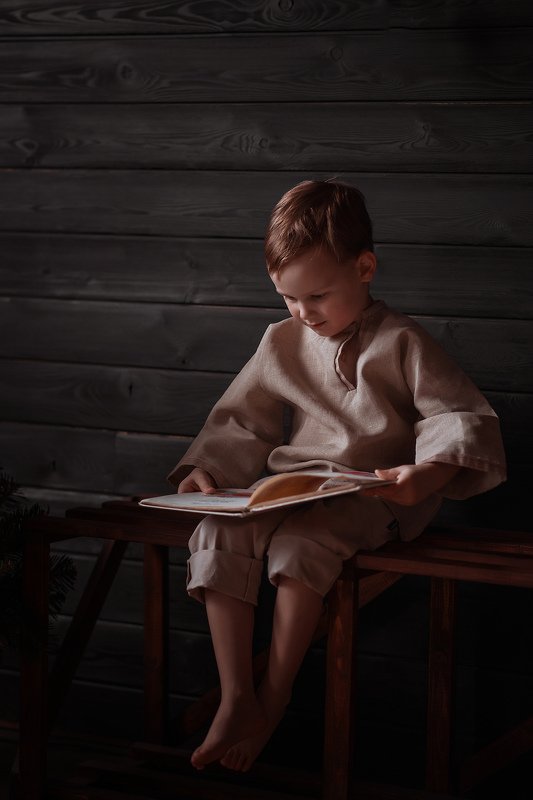 дети, книга, деревня photo preview