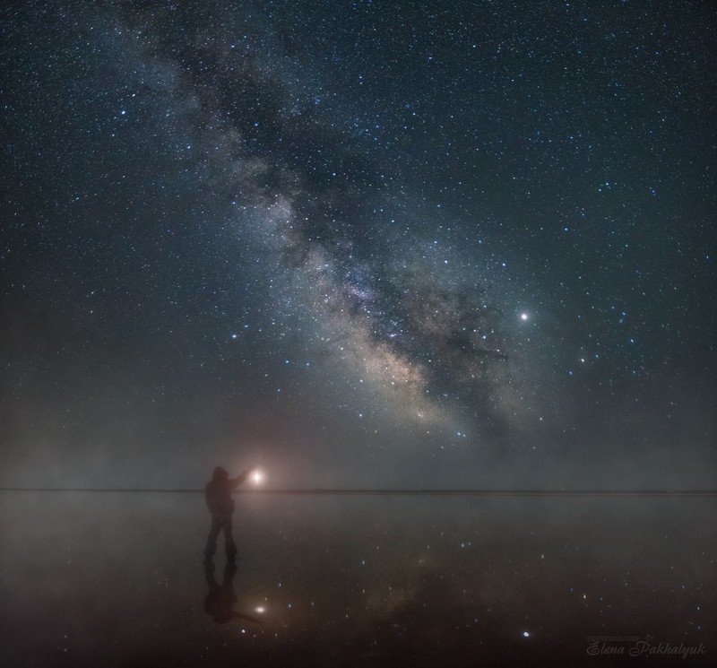 пейзаж,ночь,млечный путь,крым,опук,кояшское озеро,россия,природа,фототур photo preview